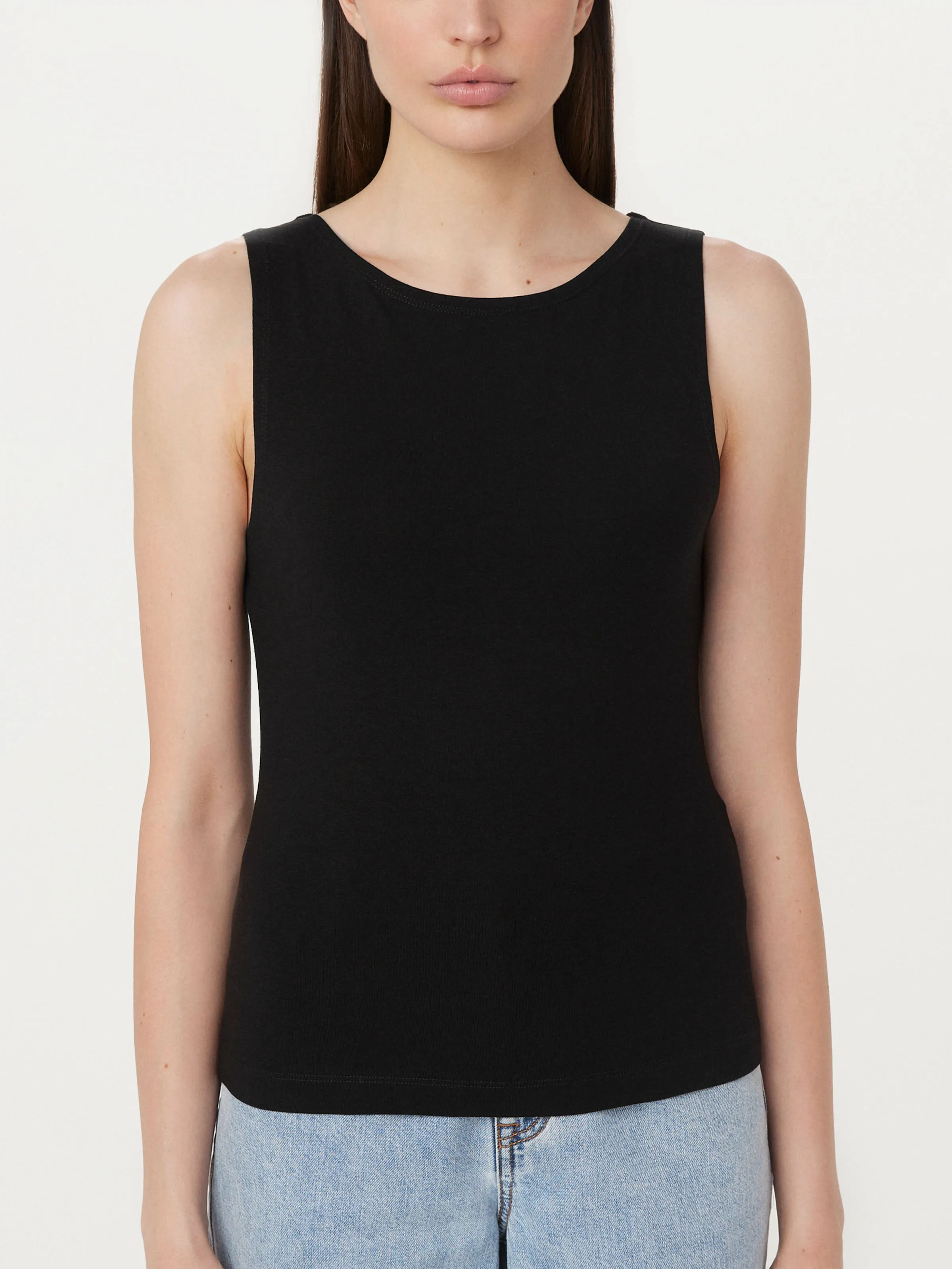The Boat Neck Tank Top in Black sold by Frank & Oak product image thumbnail 3