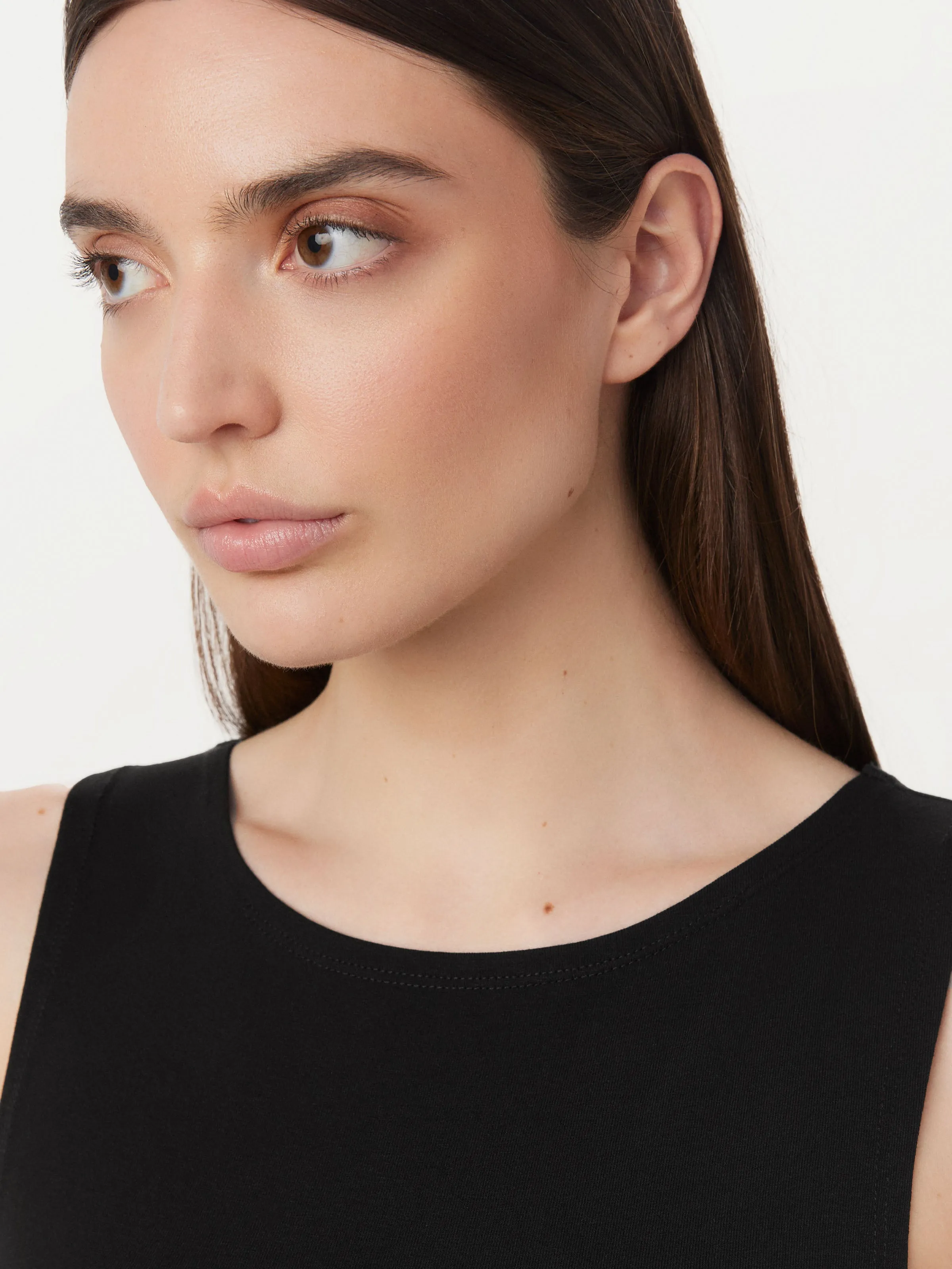 The Boat Neck Tank Top in Black sold by Frank & Oak product image thumbnail 2