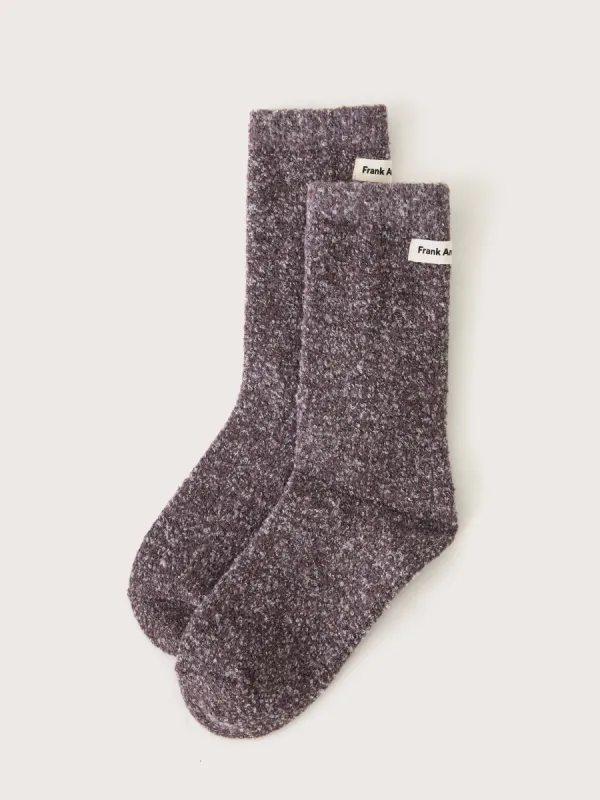 The Seawool® Socks in Purple sold by Frank & Oak