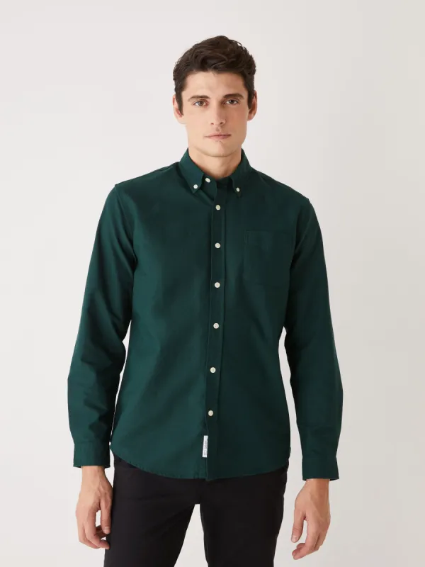 The Jasper Oxford Shirt in Pine Grove sold by Frank & Oak