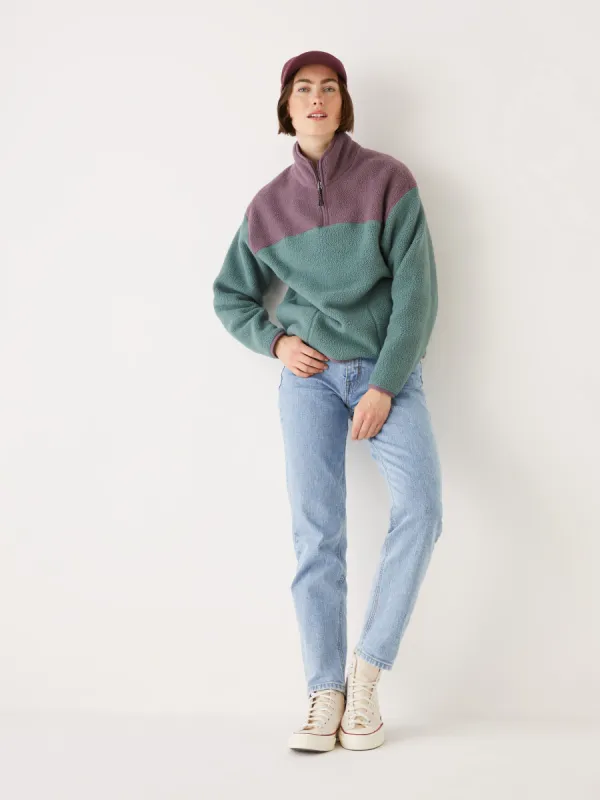 The Polar Fleece Pullover in Purple sold by Frank & Oak