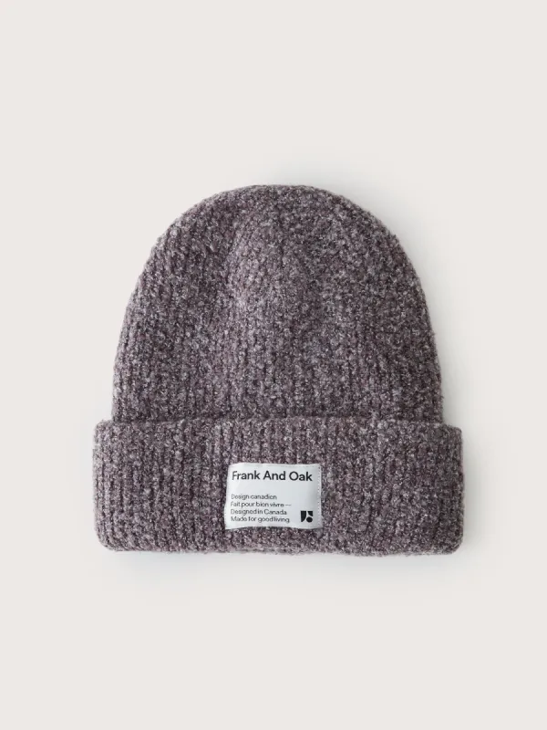 The Seawool® Beanie in Purple sold by Frank & Oak