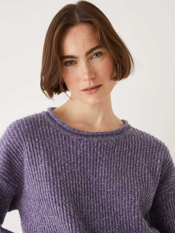 The Seawool® Sweater in Orchid sold by Frank & Oak