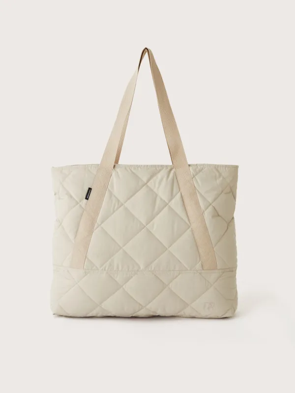 The Skyline Tote Bag in Feather Grey sold by Frank & Oak