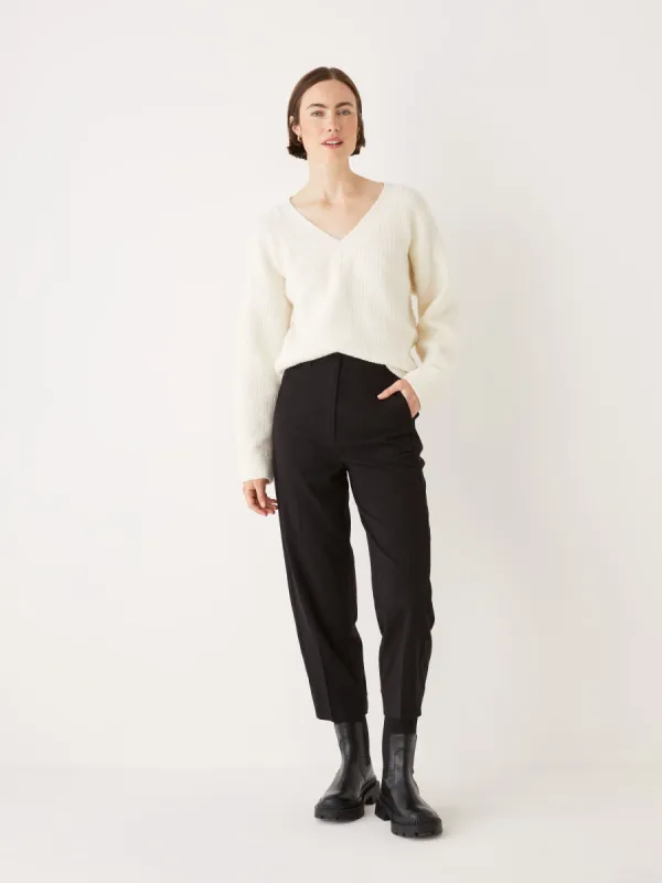 The Alice Straight Fit Pant in Black sold by Frank & Oak