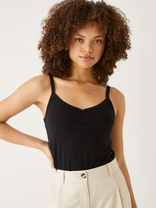 The Ballerina Tank Top in Black sold by Frank & Oak