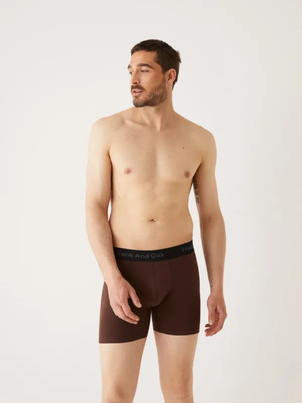 The Boxer Brief in Dark Coffee sold by Frank & Oak