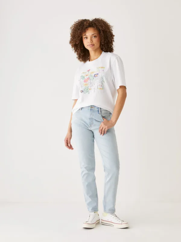 The Oversized Graphic T-Shirt in Bright White sold by Frank & Oak