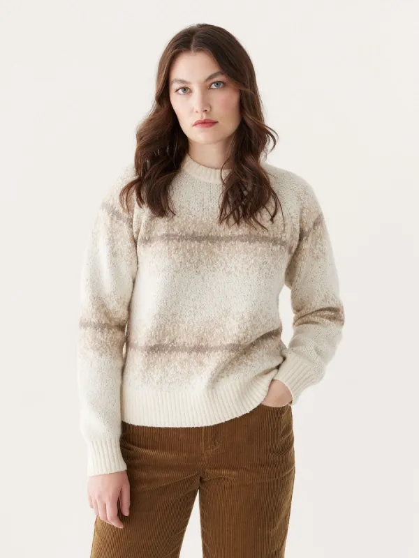 The Gradient Seawool® Sweater in Taupe sold by Frank & Oak
