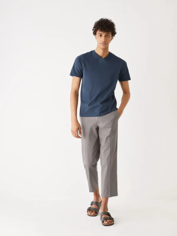 The Essential V-neck T-Shirt in Indigo sold by Frank & Oak