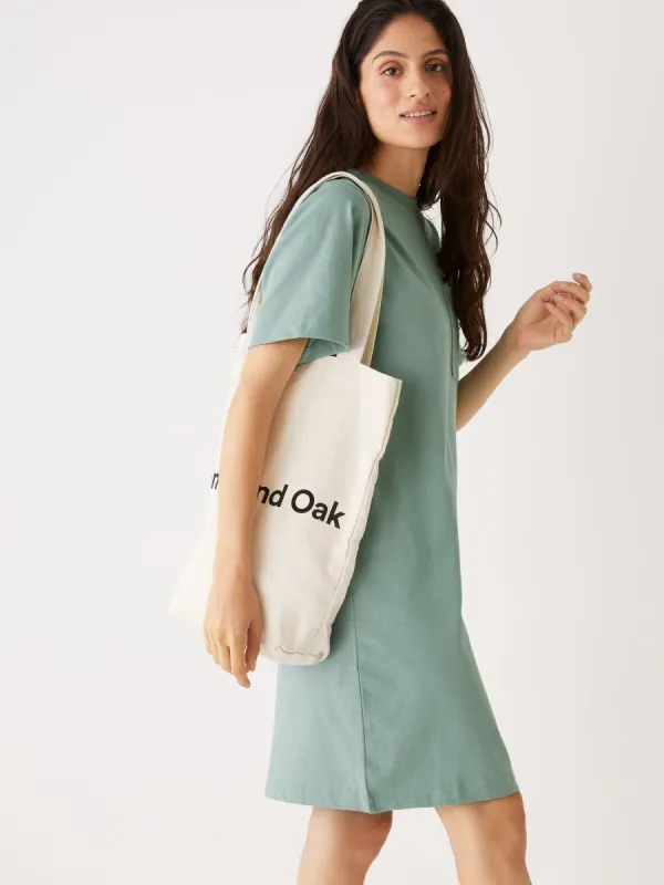 The T-Shirt Dress in Blue made by Frank & Oak