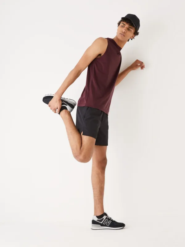 The Motion Tank Top in Dark Red sold by Frank & Oak