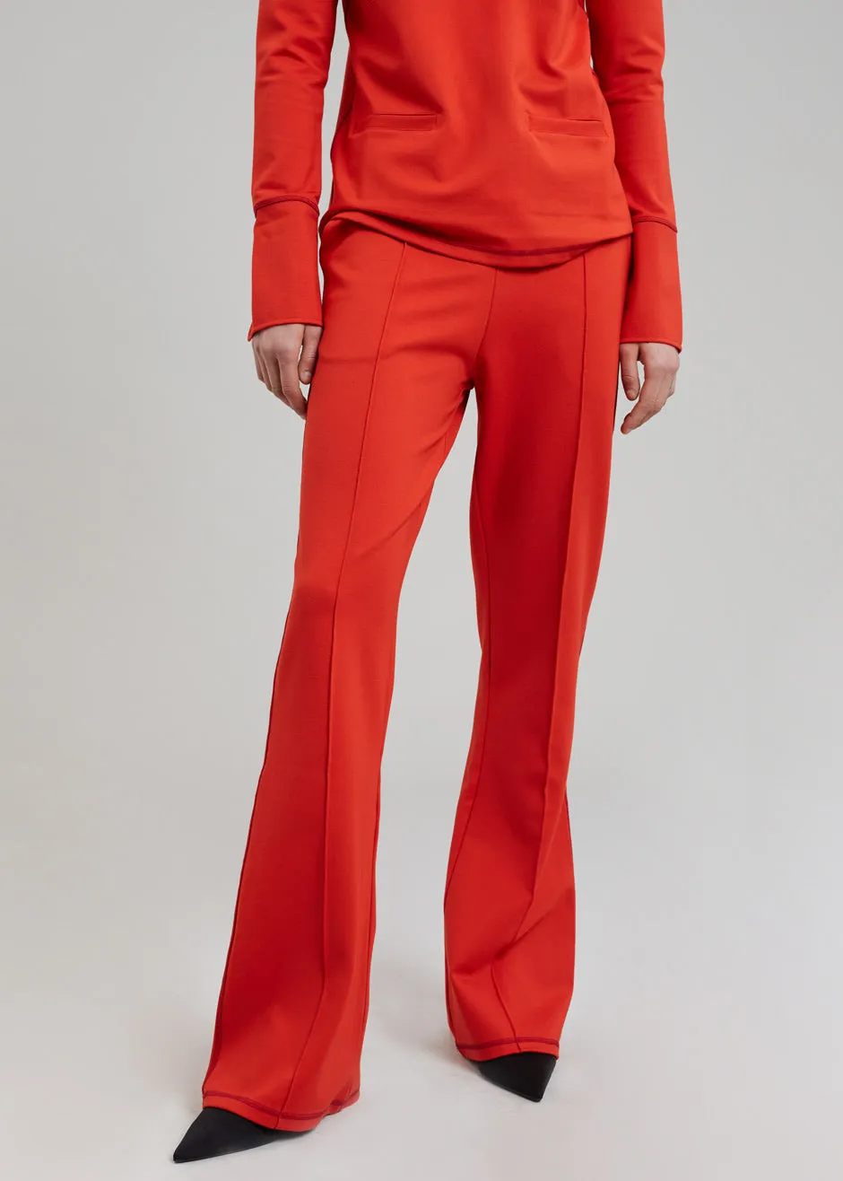 JW Anderson Slim Flare Track Pants - Red sold by Frankie Shop product image thumbnail 2