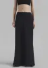 Ada Satin Skirt - Black sold by Frankie Shop