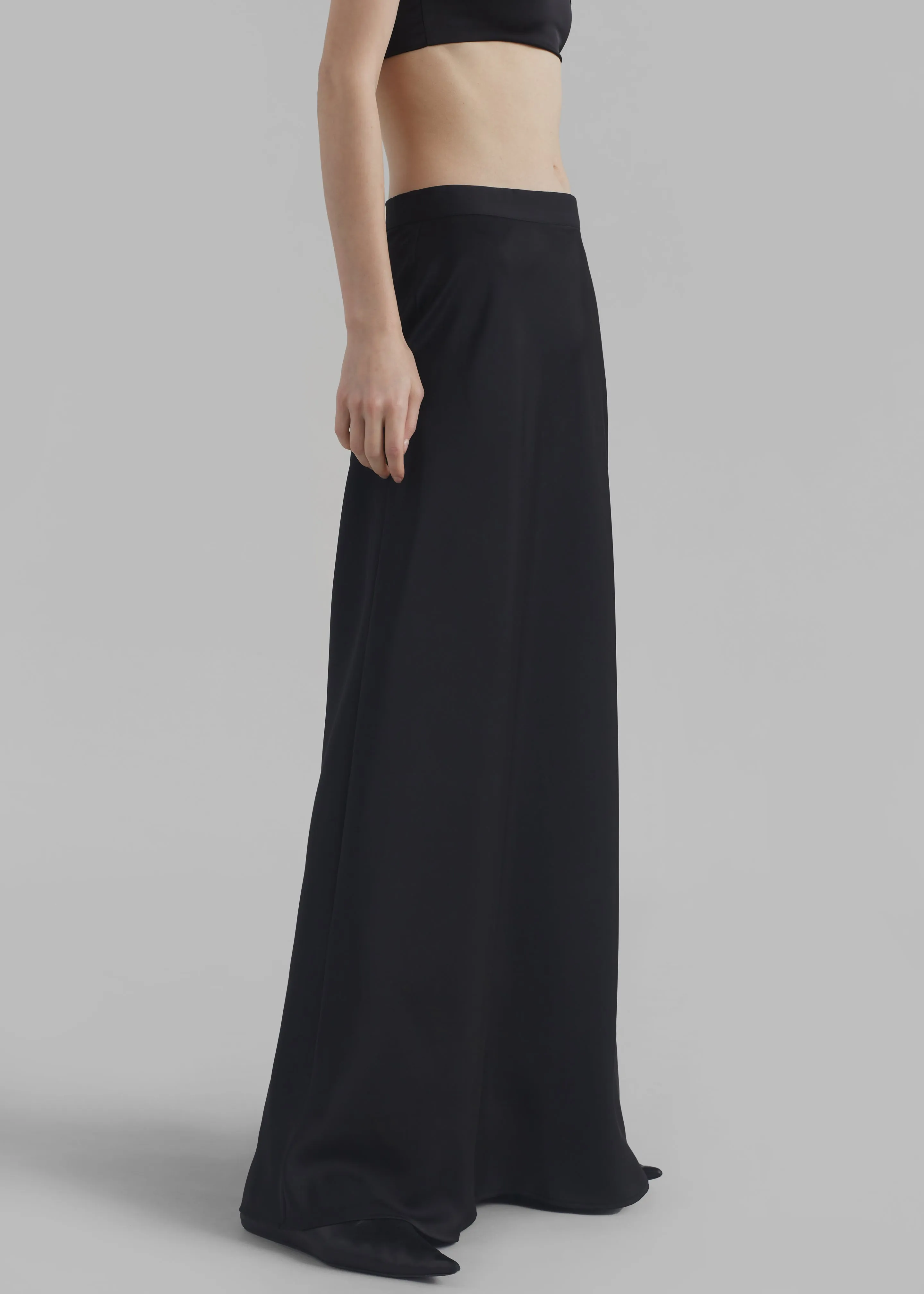 Ada Satin Skirt - Black sold by Frankie Shop product image thumbnail 2