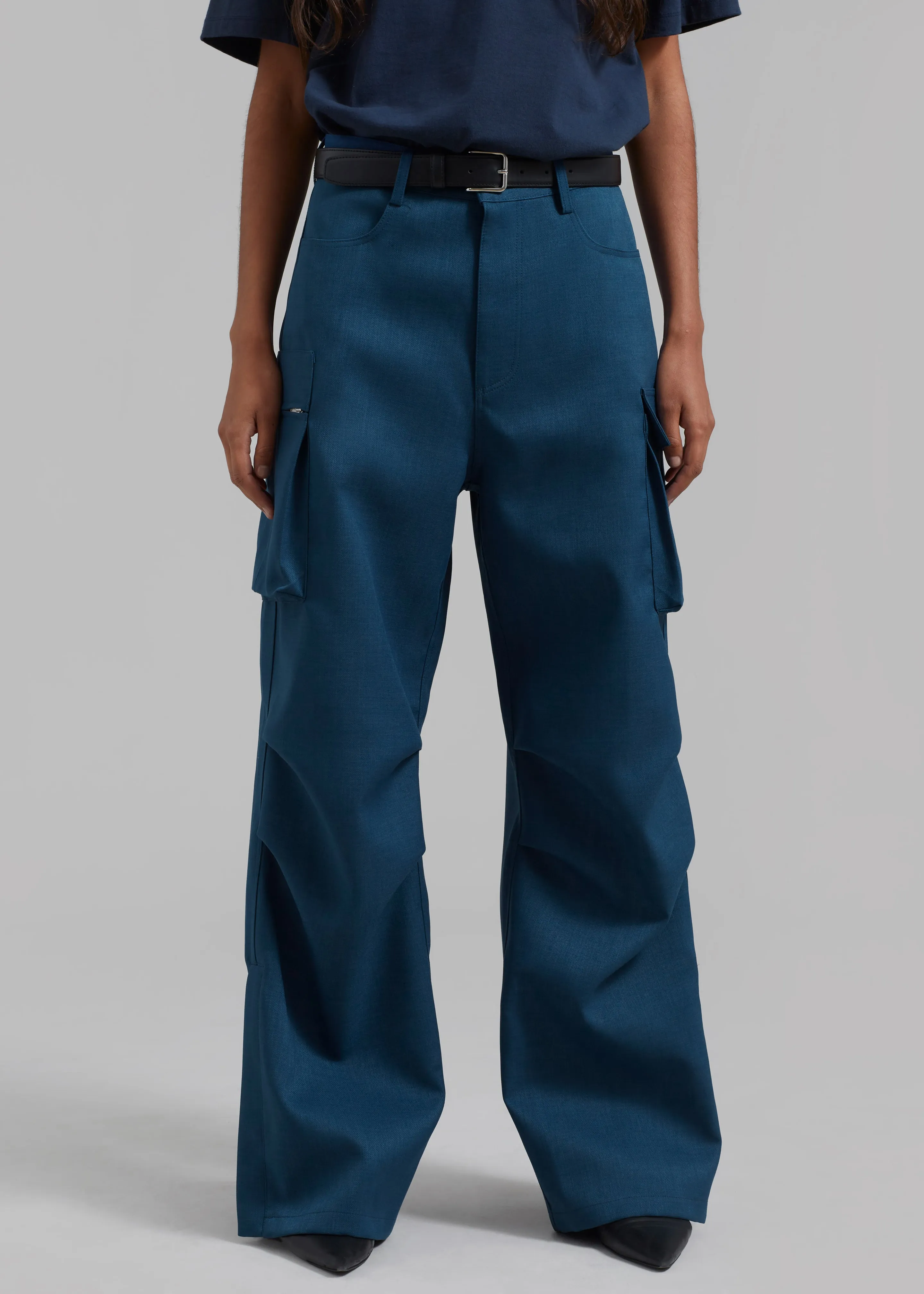 Valo Cargo Pants - Navy sold by Frankie Shop product image thumbnail 5