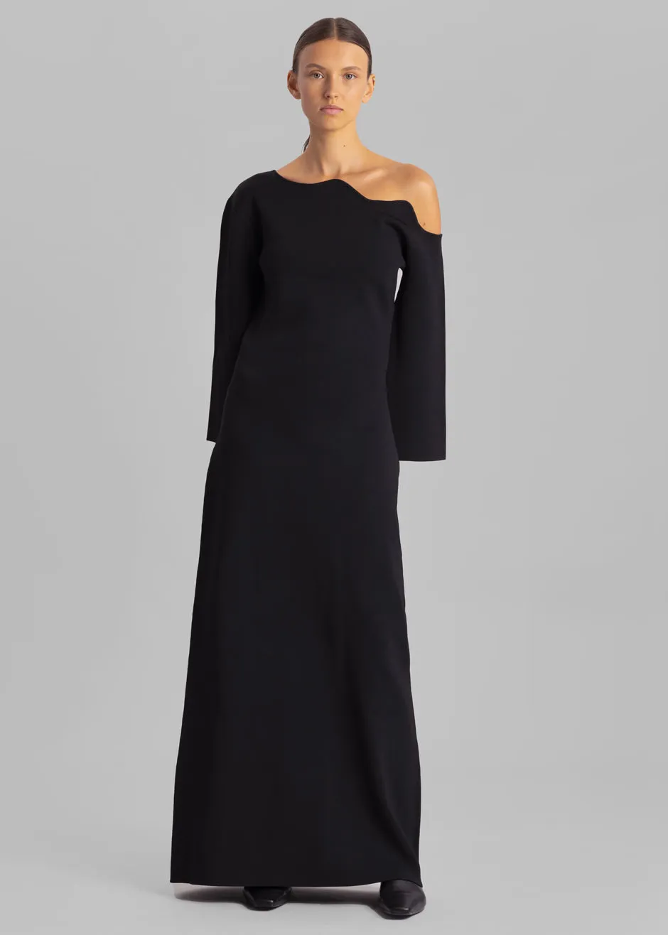 By Malene Birger Velame Maxi Dress - Black sold by Frankie Shop product image thumbnail 4