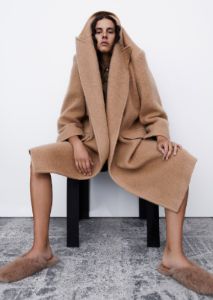 John Oversized Coat - Camel sold by Frankie Shop