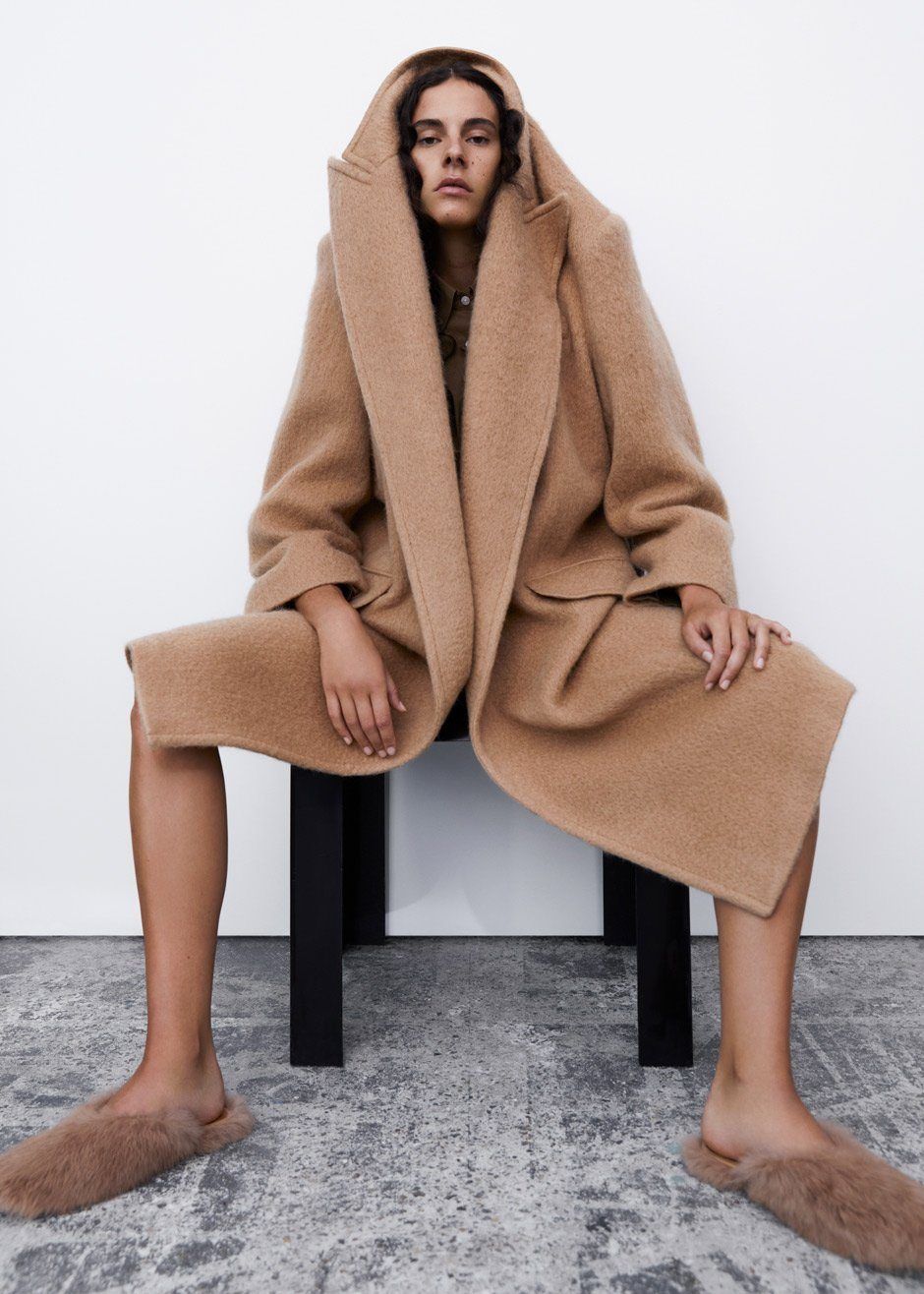John Oversized Coat - Camel sold by Frankie Shop product image thumbnail 3