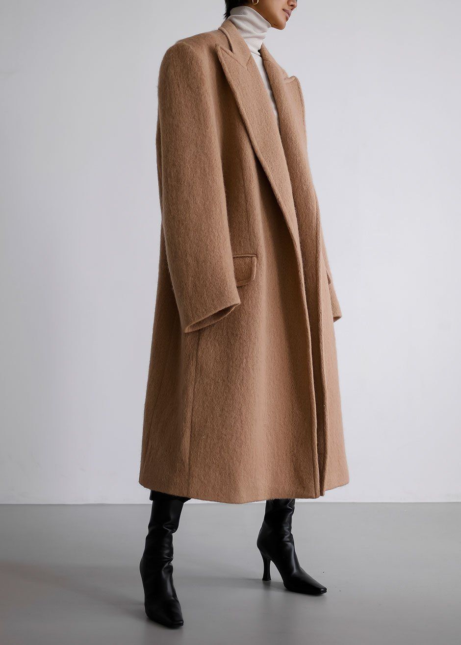 John Oversized Coat - Camel sold by Frankie Shop product image thumbnail 4