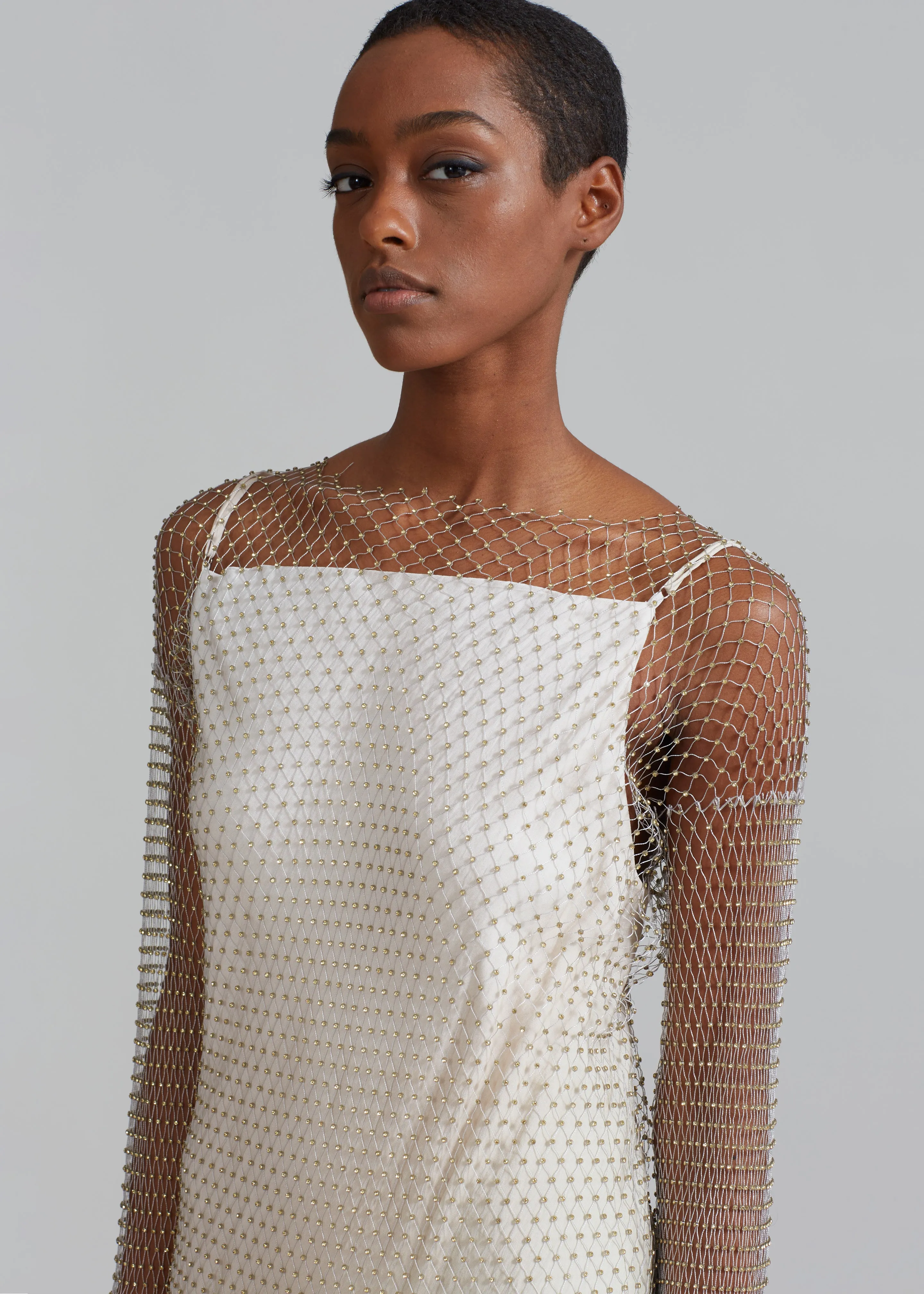 Samsøe & Samsøe Evelina Dress - Nimbus Cloud sold by Frankie Shop product image thumbnail 3