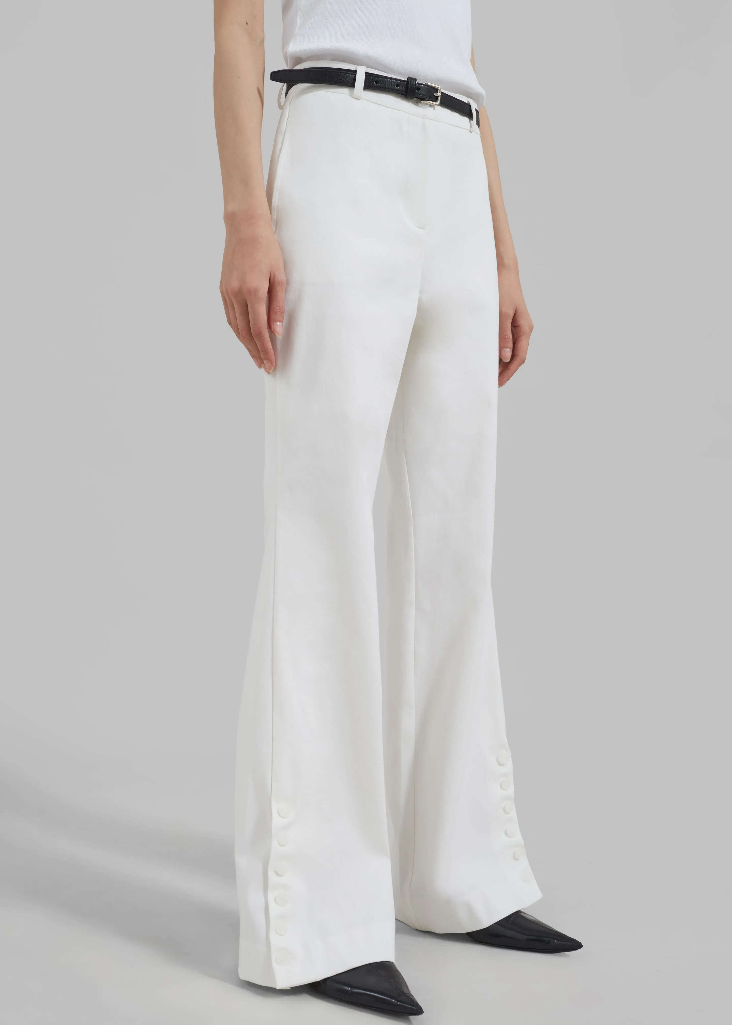 Michelle Flare Pants - Ivory sold by Frankie Shop product image thumbnail 2