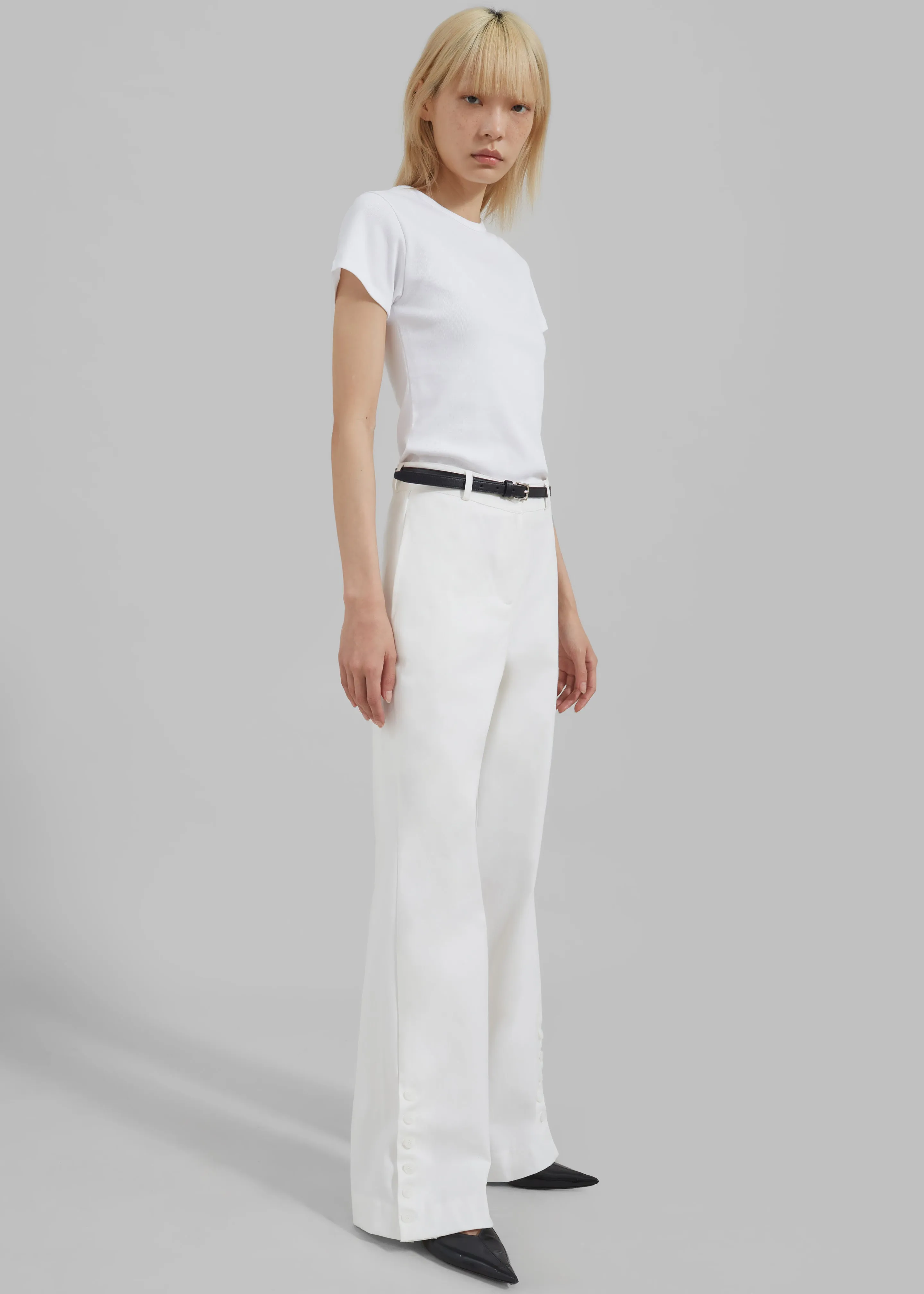 Michelle Flare Pants - Ivory sold by Frankie Shop product image thumbnail 5