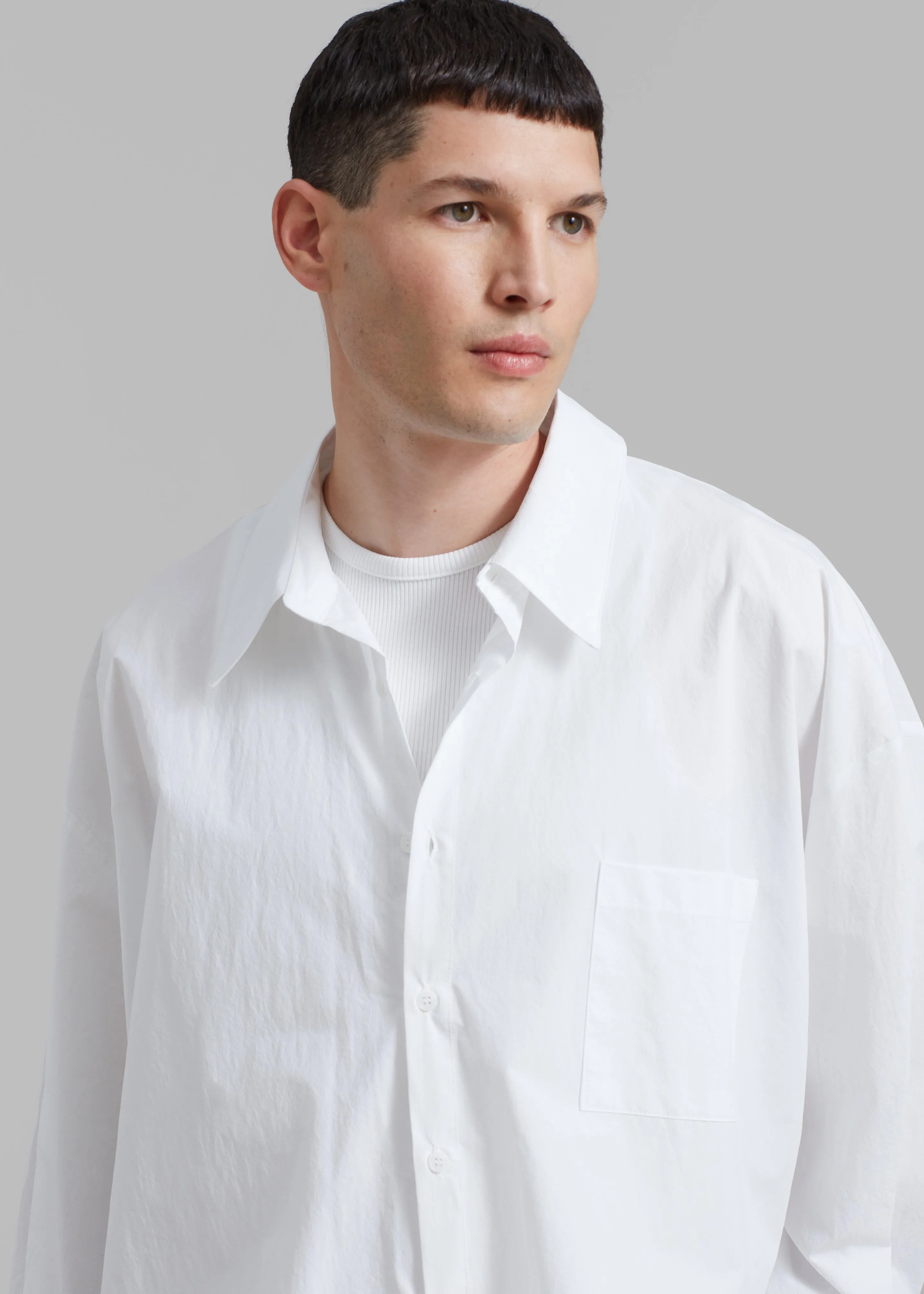 Darren Oversized Shirt - White sold by Frankie Shop product image thumbnail 3