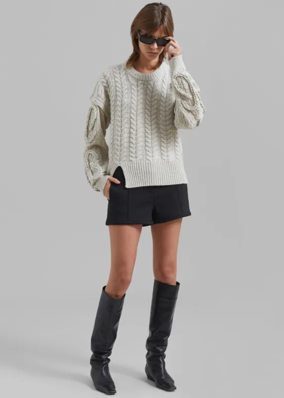 The Garment Canada Braided Knit - Oatmeal sold by Frankie Shop