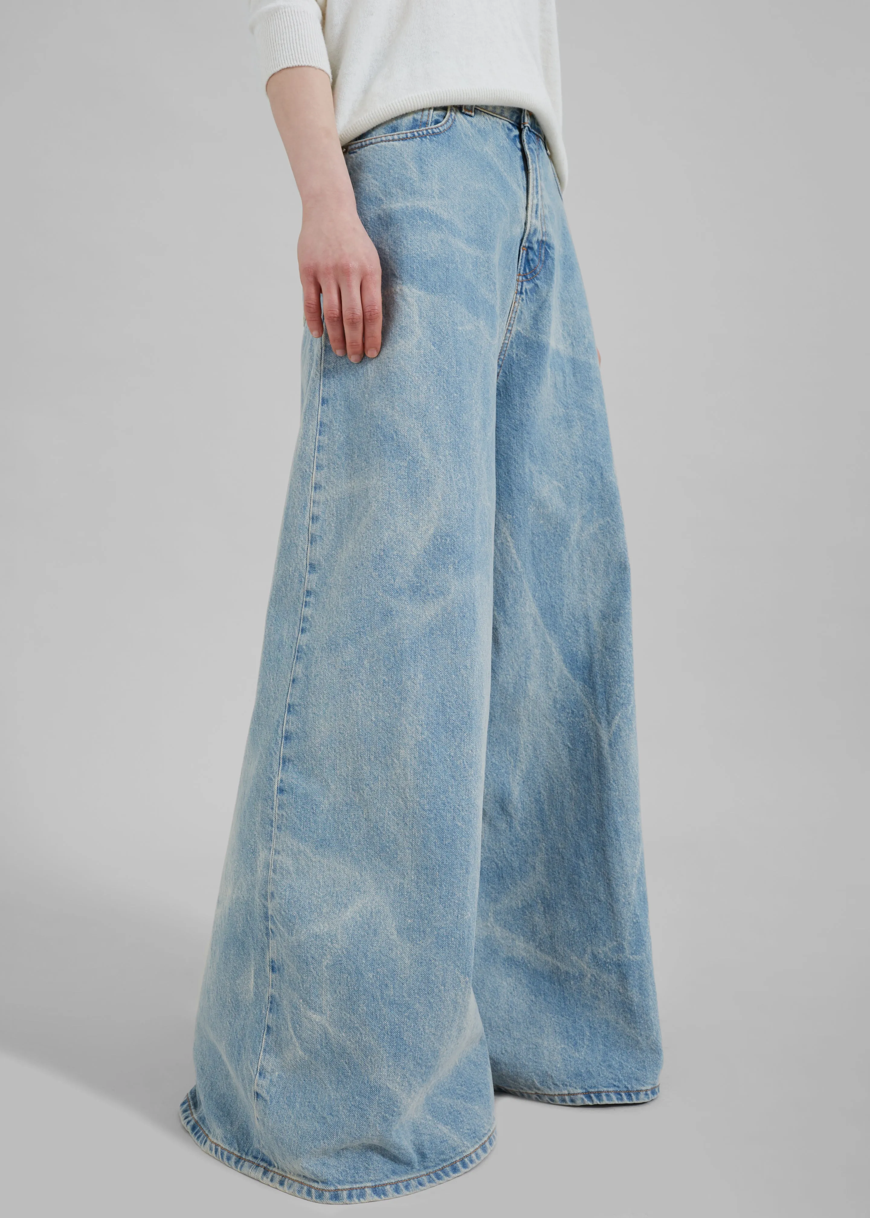 Haikure Big Bethany Jeans - Bleach Blue sold by Frankie Shop product image thumbnail 2