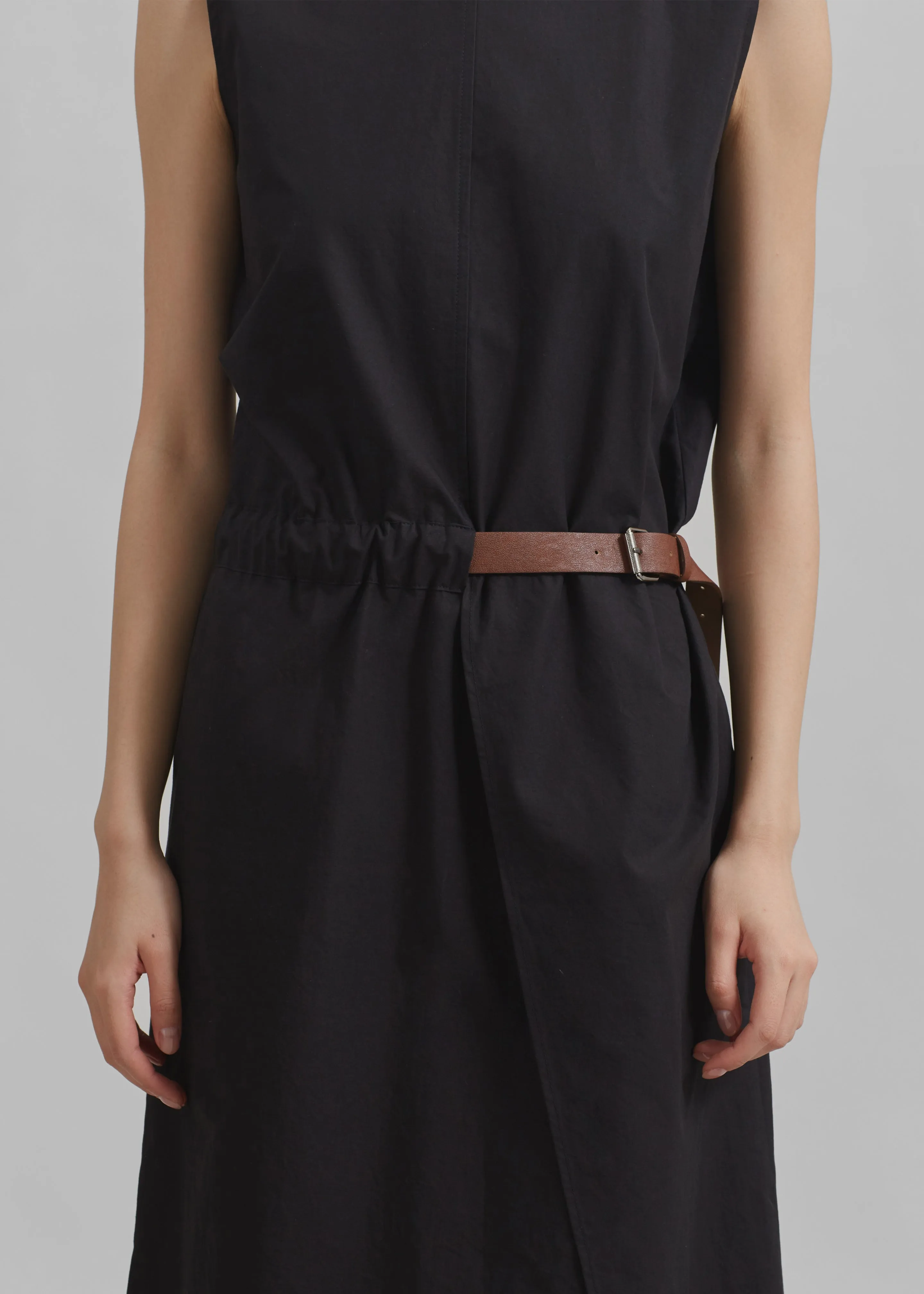Romy Belted Midi Dress - Black sold by Frankie Shop product image thumbnail 3