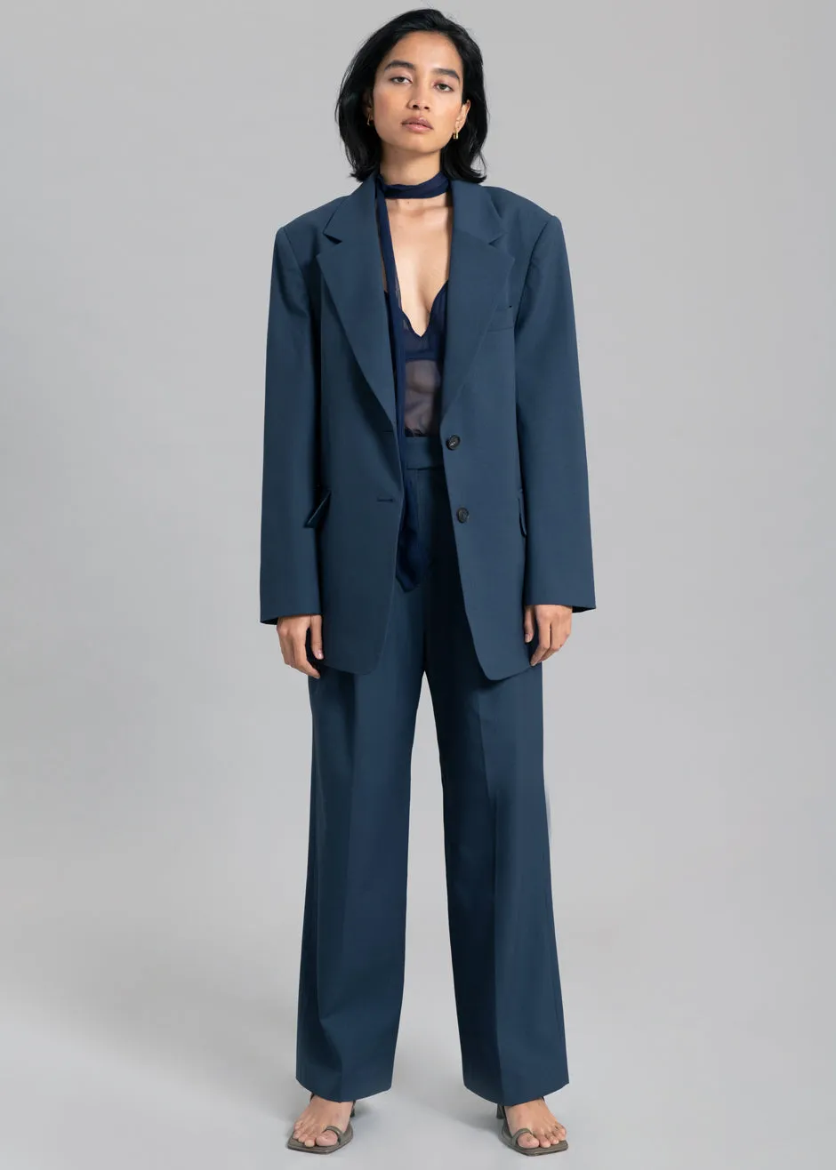 Georgina Wool Blend Pants - Navy sold by Frankie Shop product image thumbnail 2