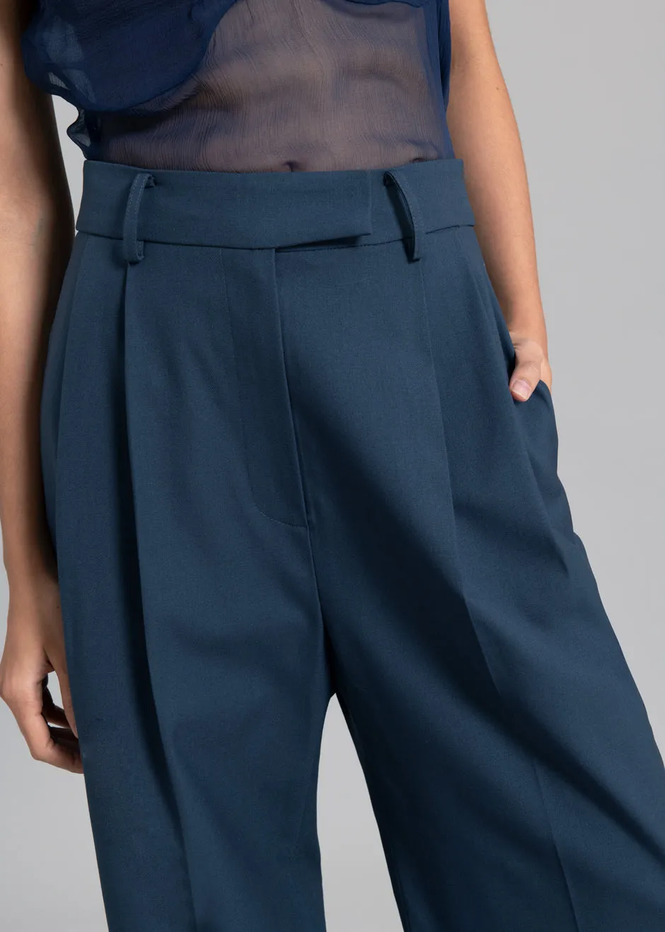 Georgina Wool Blend Pants - Navy sold by Frankie Shop product image thumbnail 4