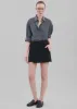 Julie Wrap Mini Skort - Black sold by Frankie Shop