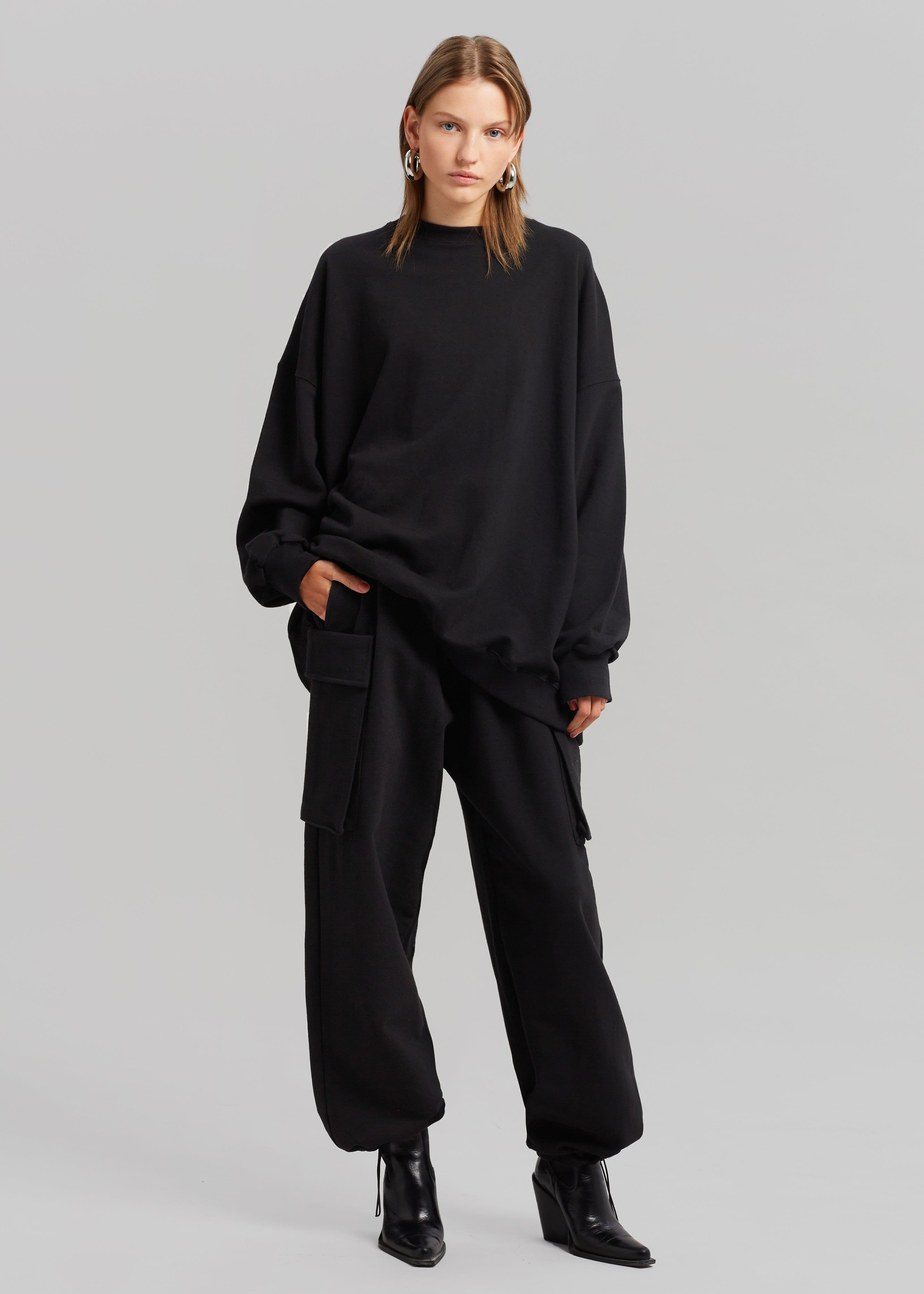 Aliz Cargo Sweatpants - Black sold by Frankie Shop product image thumbnail 6