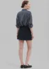 Julie Wrap Mini Skort - Black sold by Frankie Shop