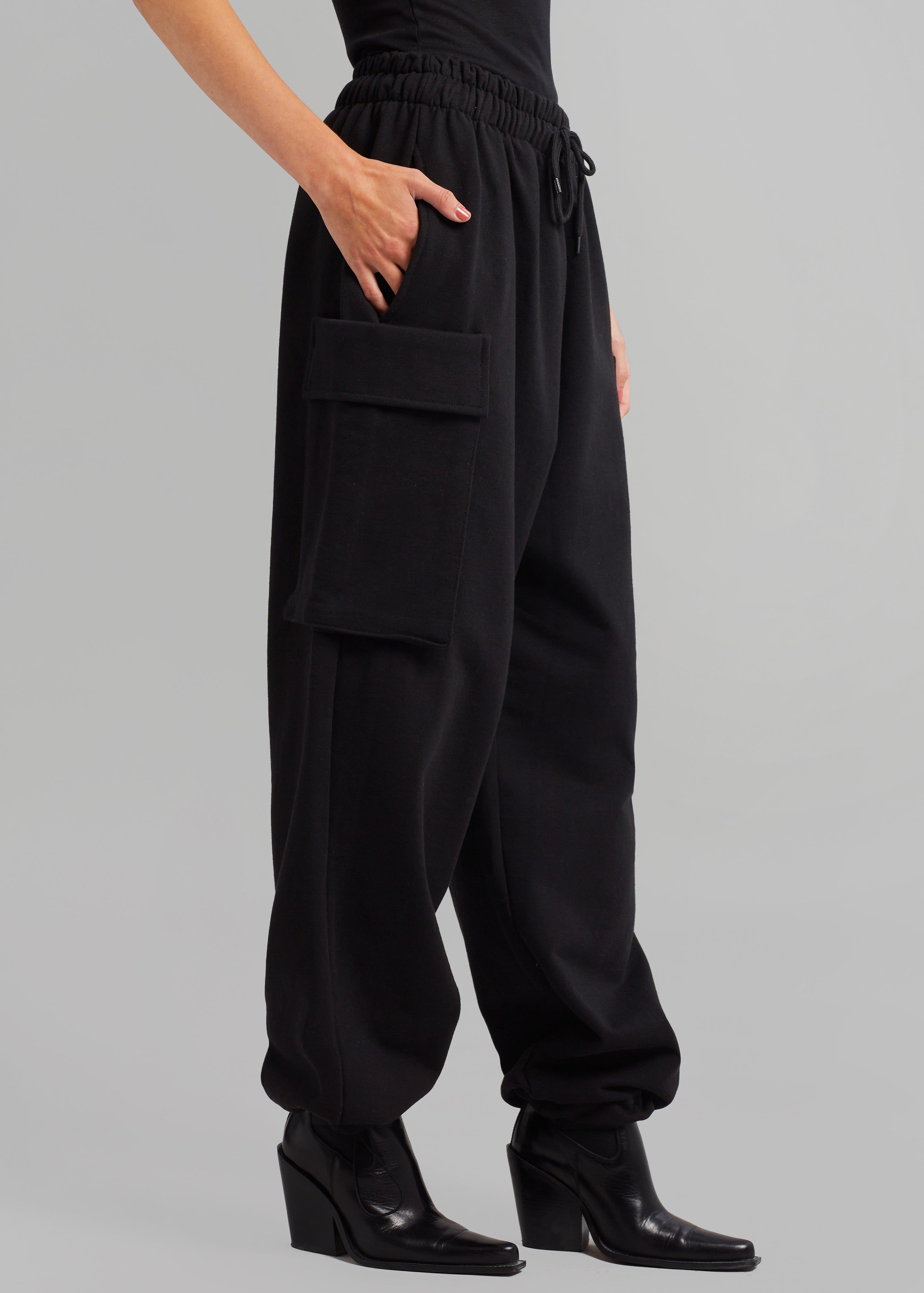 Aliz Cargo Sweatpants - Black sold by Frankie Shop product image thumbnail 2