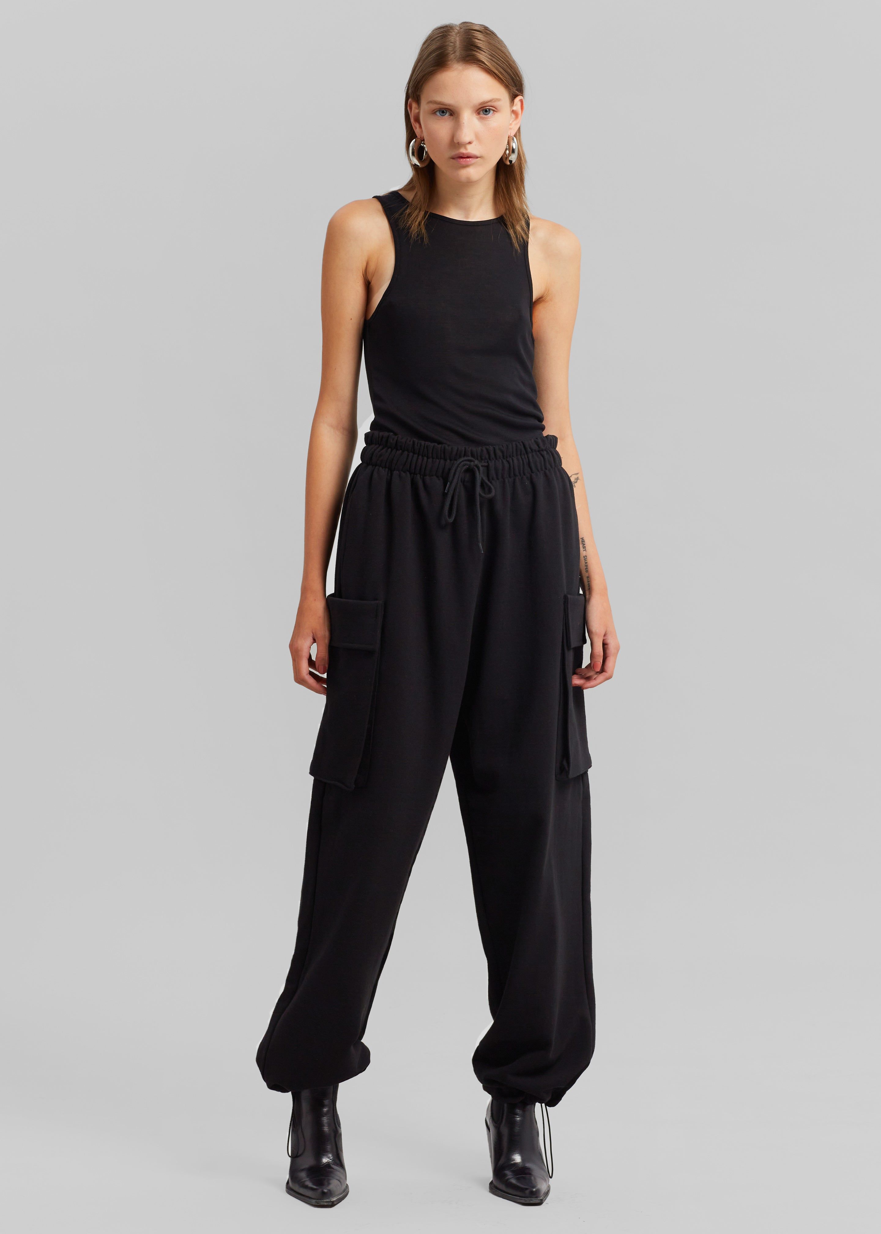 Aliz Cargo Sweatpants - Black sold by Frankie Shop product image thumbnail 3