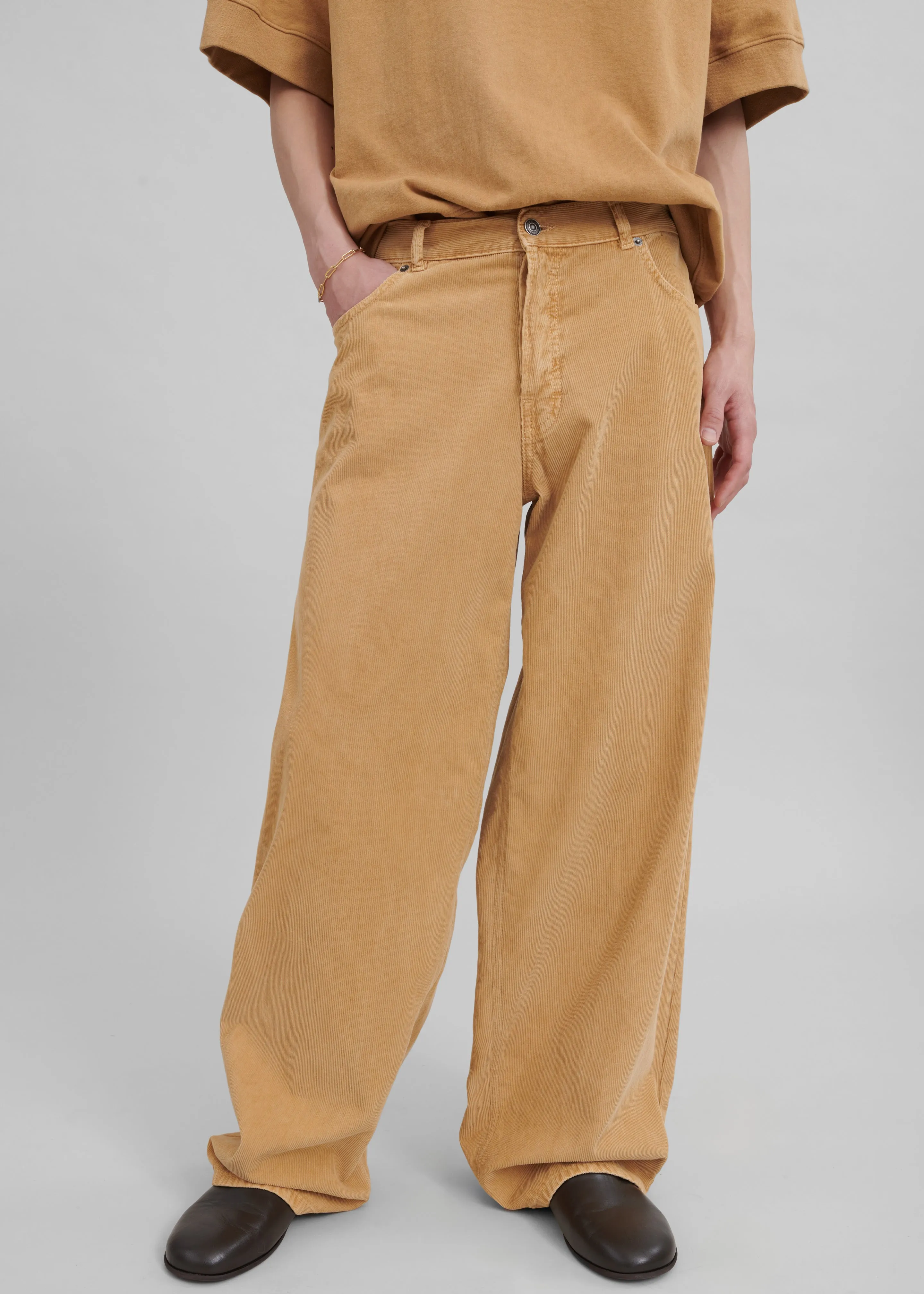 Haikure Bethany Velvet Pants - Taupe sold by Frankie Shop product image thumbnail 4