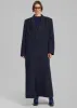 Gaia Double Breasted Coat - Navy sold by Frankie Shop