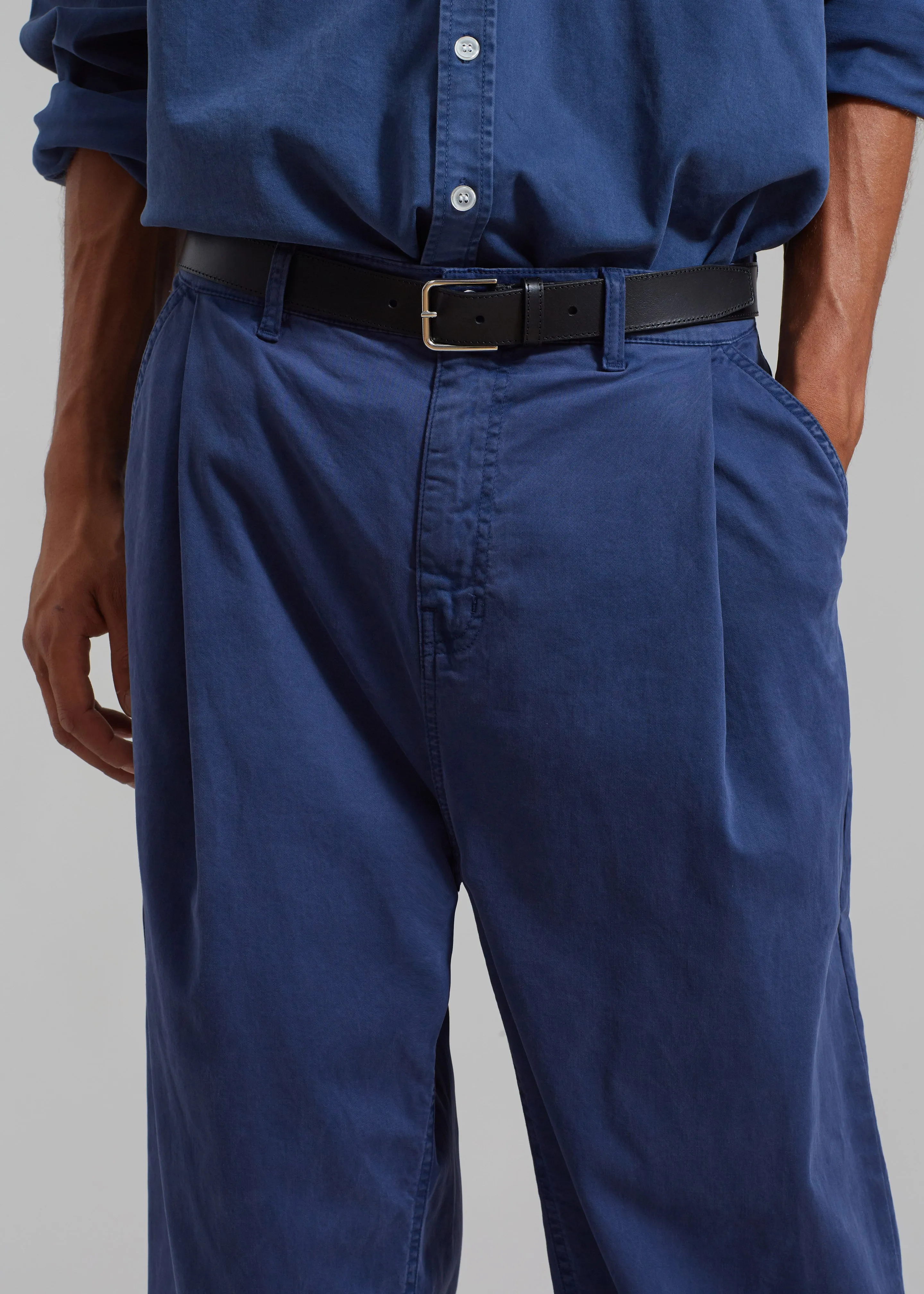 Drew Pants - Blue sold by Frankie Shop product image thumbnail 3