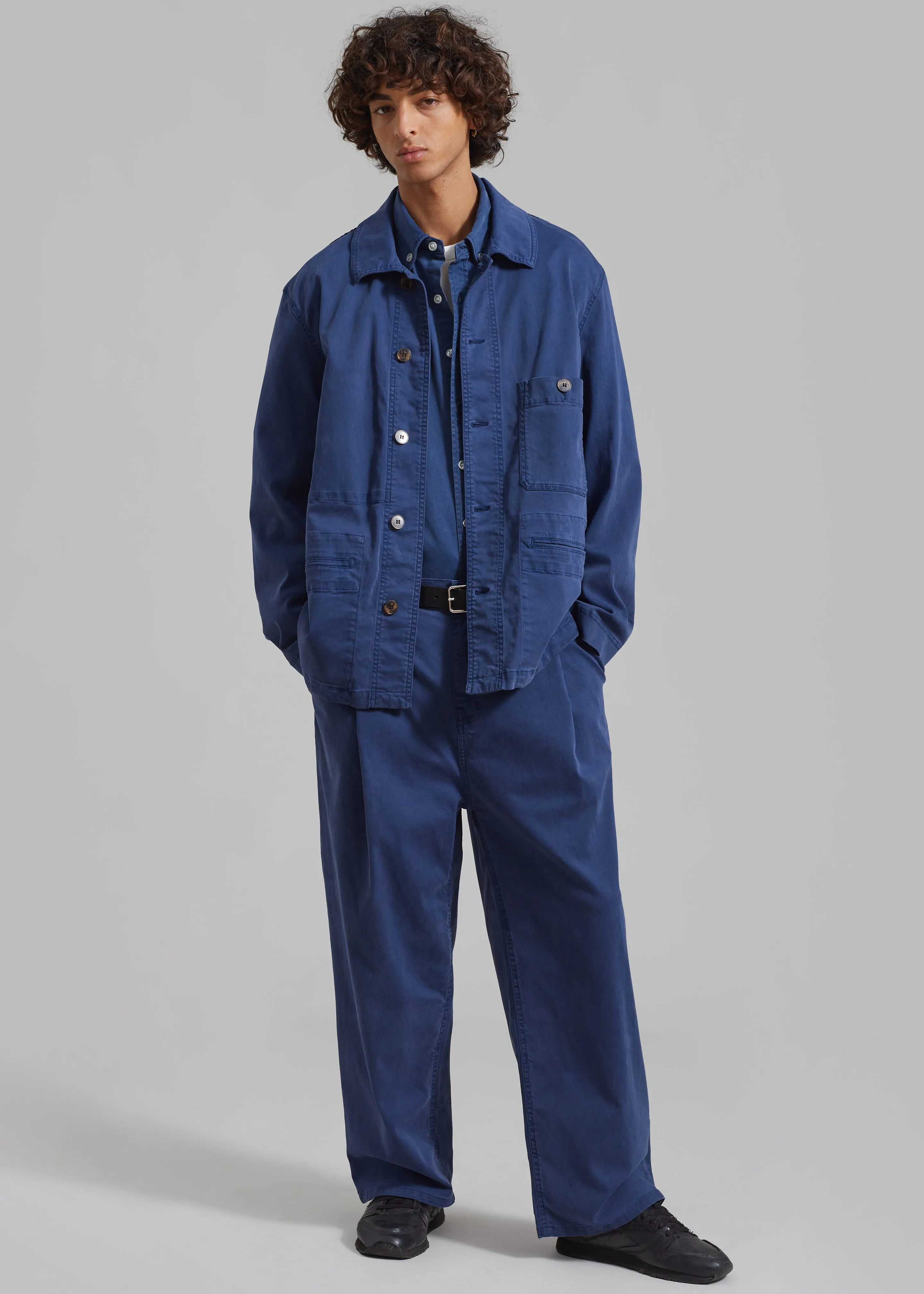 Drew Pants - Blue sold by Frankie Shop product image thumbnail 4