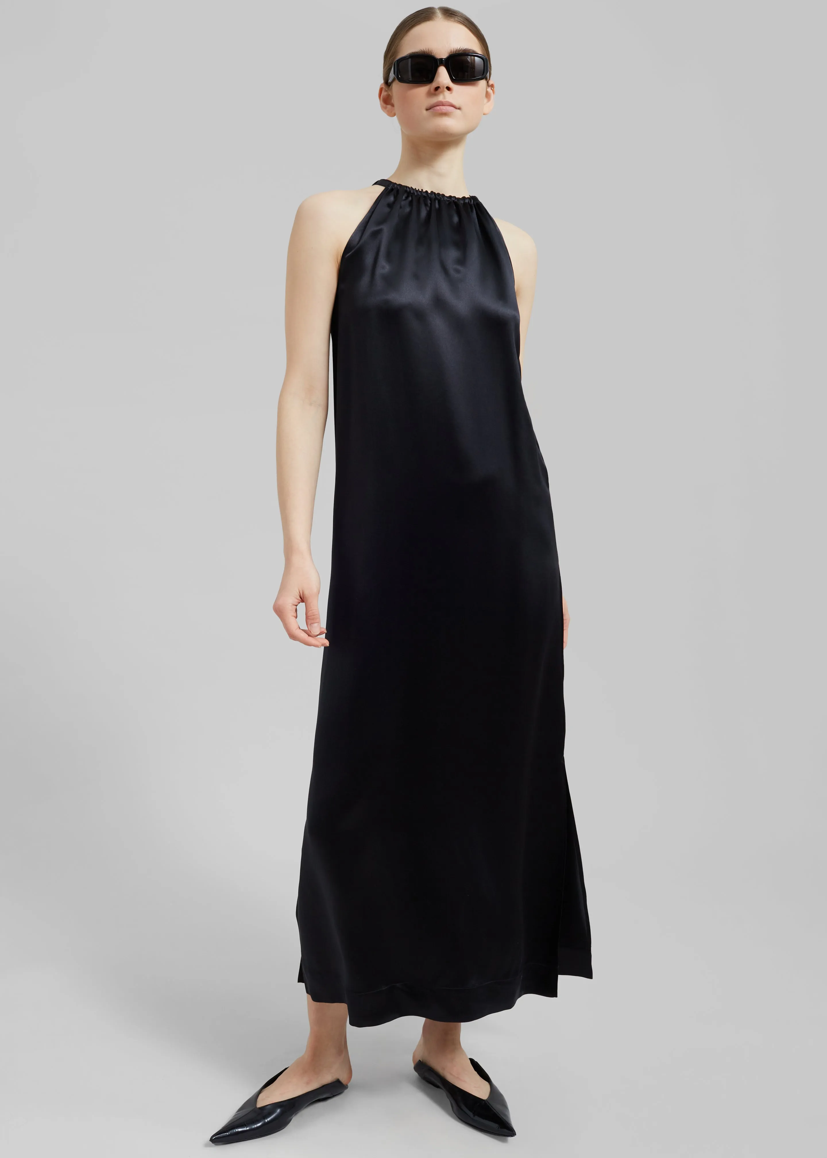 Loulou Studio Morene Long Dress - Black sold by Frankie Shop