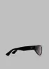 Port Tanger Malick Sunglasses - Black Acetate/Tobacco Lens sold by Frankie Shop
