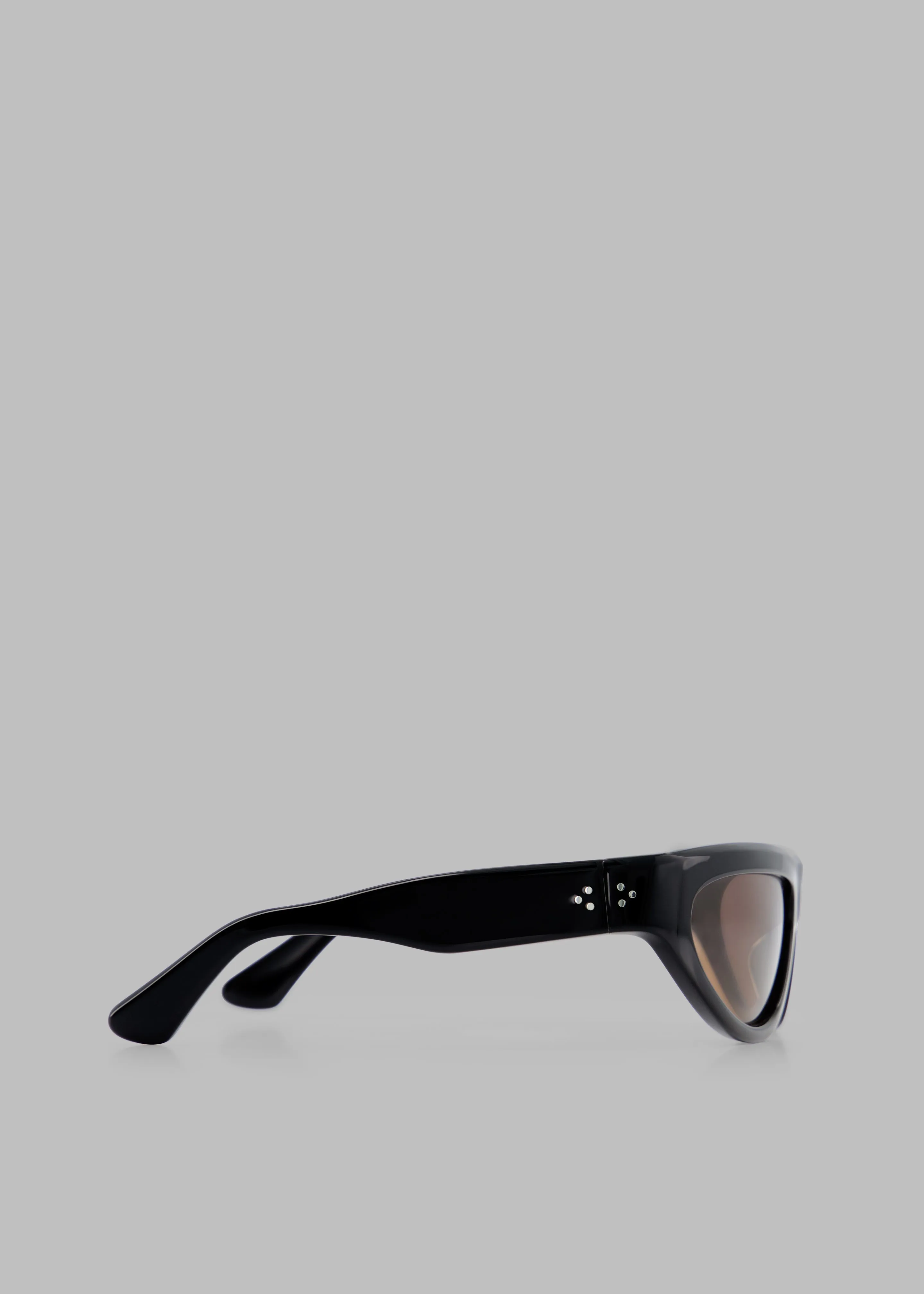 Port Tanger Malick Sunglasses - Black Acetate/Tobacco Lens sold by Frankie Shop product image thumbnail 5