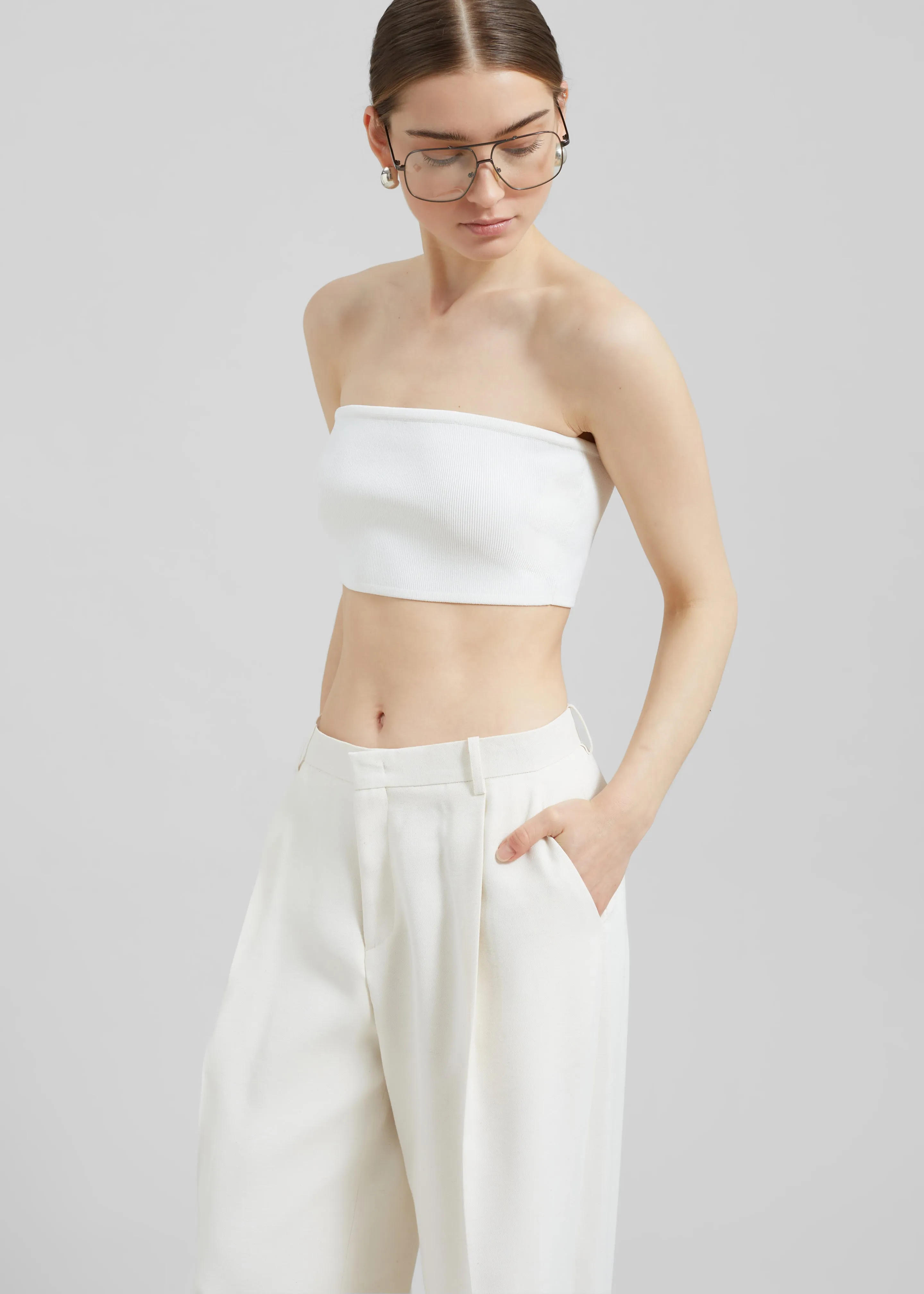 Winona Knit Bra - Mastic sold by Frankie Shop product image thumbnail 2