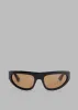 Port Tanger Malick Sunglasses - Black Acetate/Tobacco Lens sold by Frankie Shop