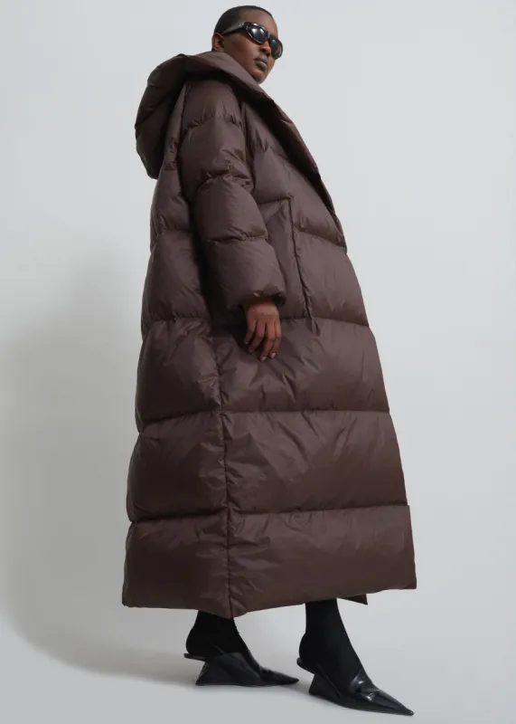 Dover Puffer Coat - Brown sold by Frankie Shop