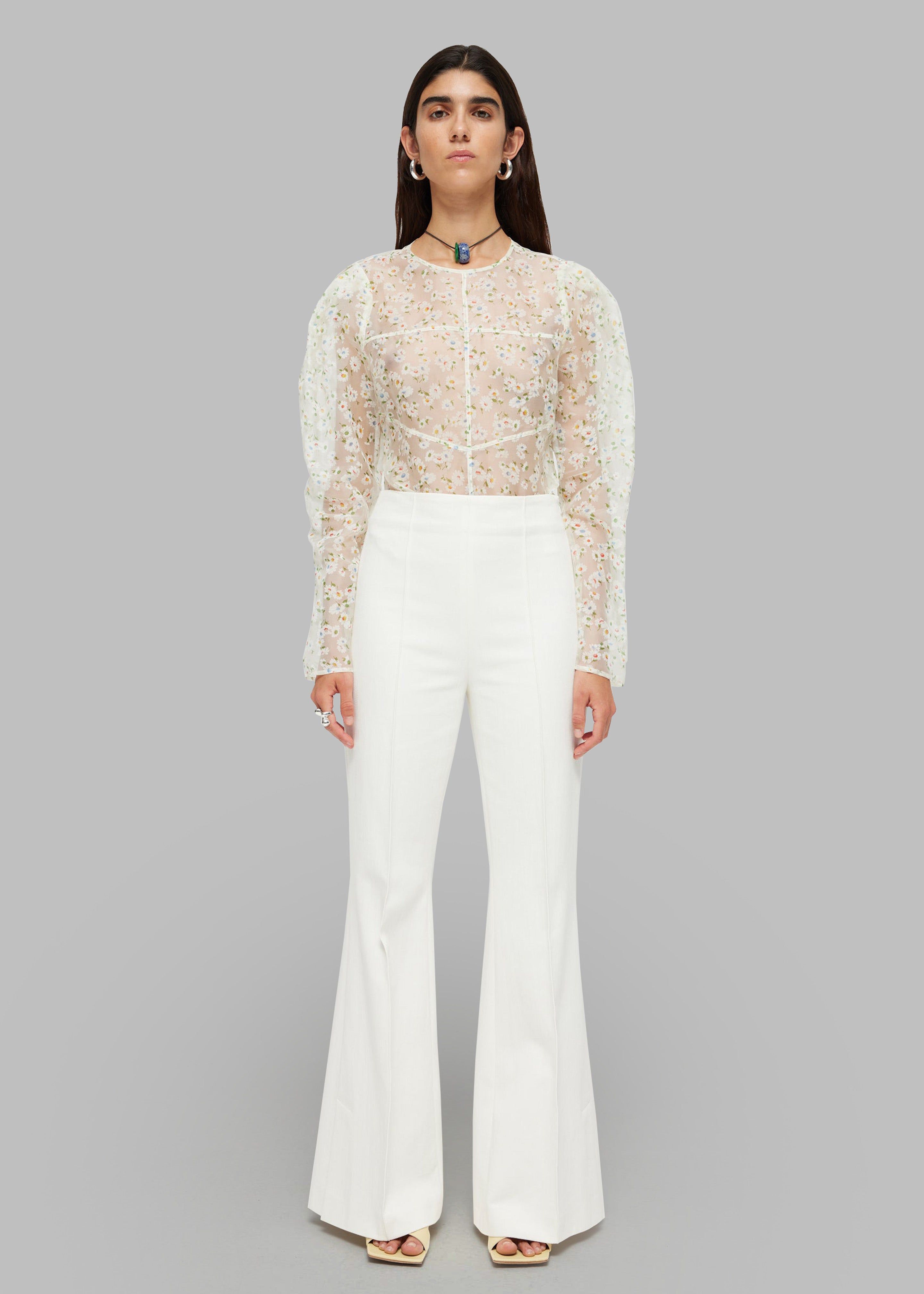 Róhe Floral Organza Top - Flowerfield sold by Frankie Shop product image thumbnail 4