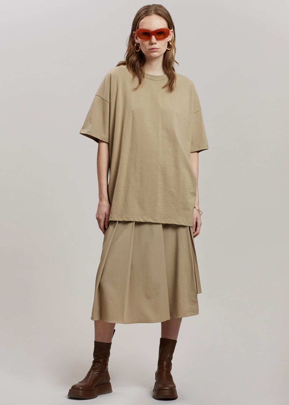 Vernice Tee - Pale Khaki sold by Frankie Shop product image thumbnail 3